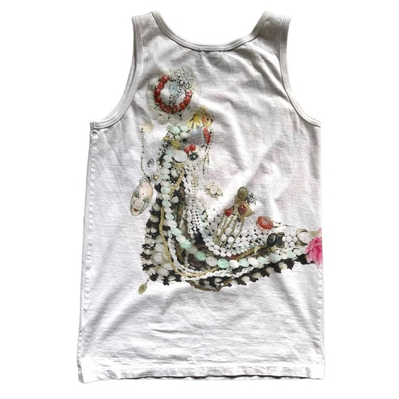 ZUCCA Trompe-l'Εil tank top π - Picture 2 of 3